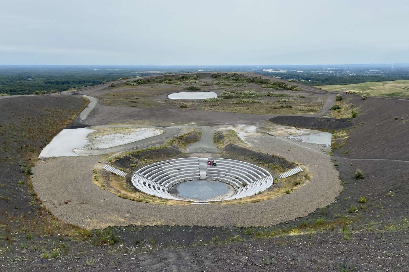 Ansicht ›Water‹, eine ehemalige Halde von oben 