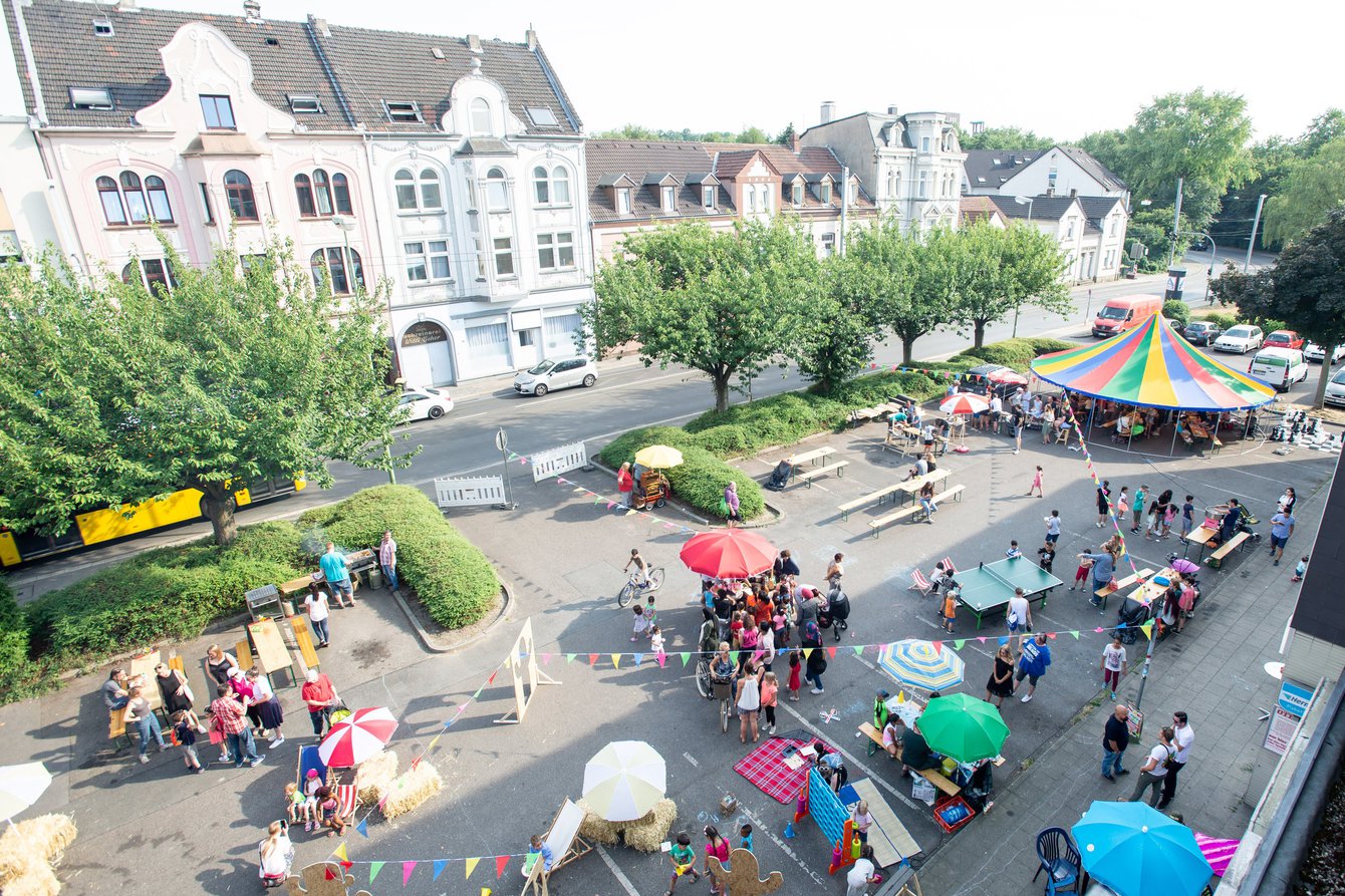 Parkplatz-Picknick