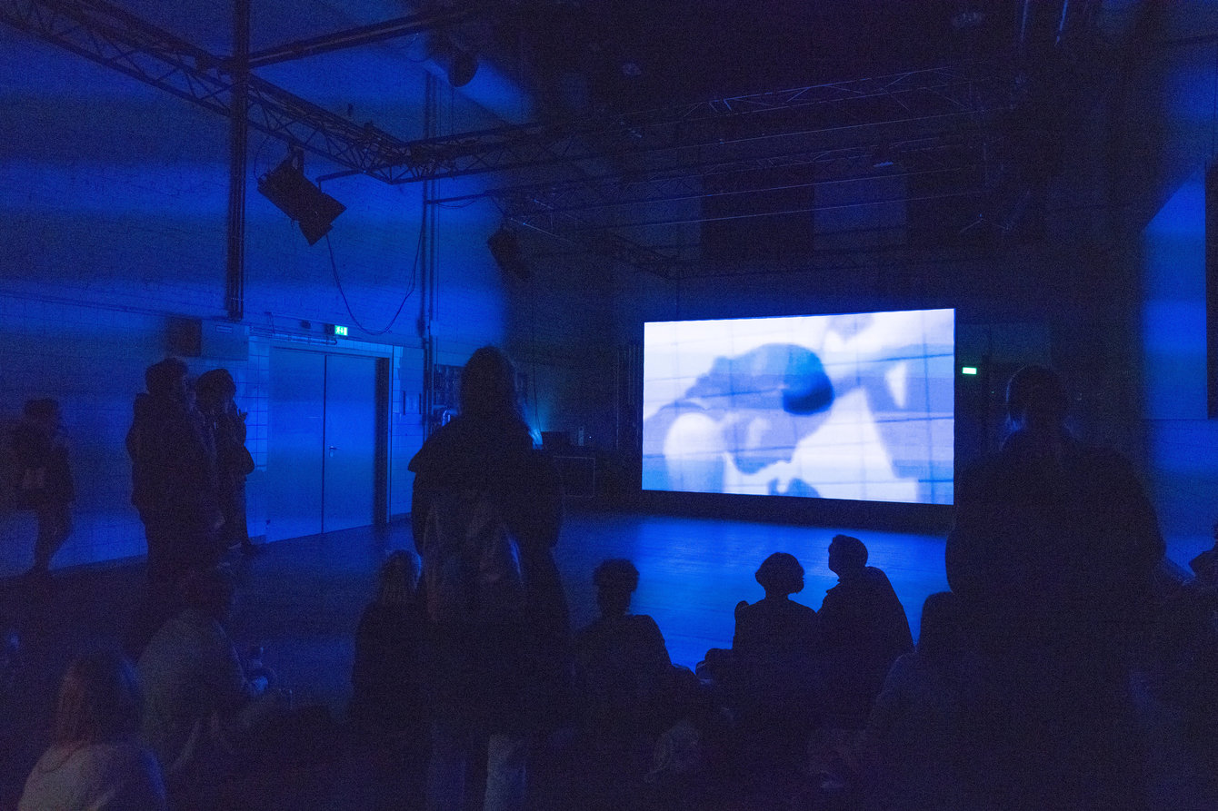 Videoinstallation in den Räumen von PACT Zollverein