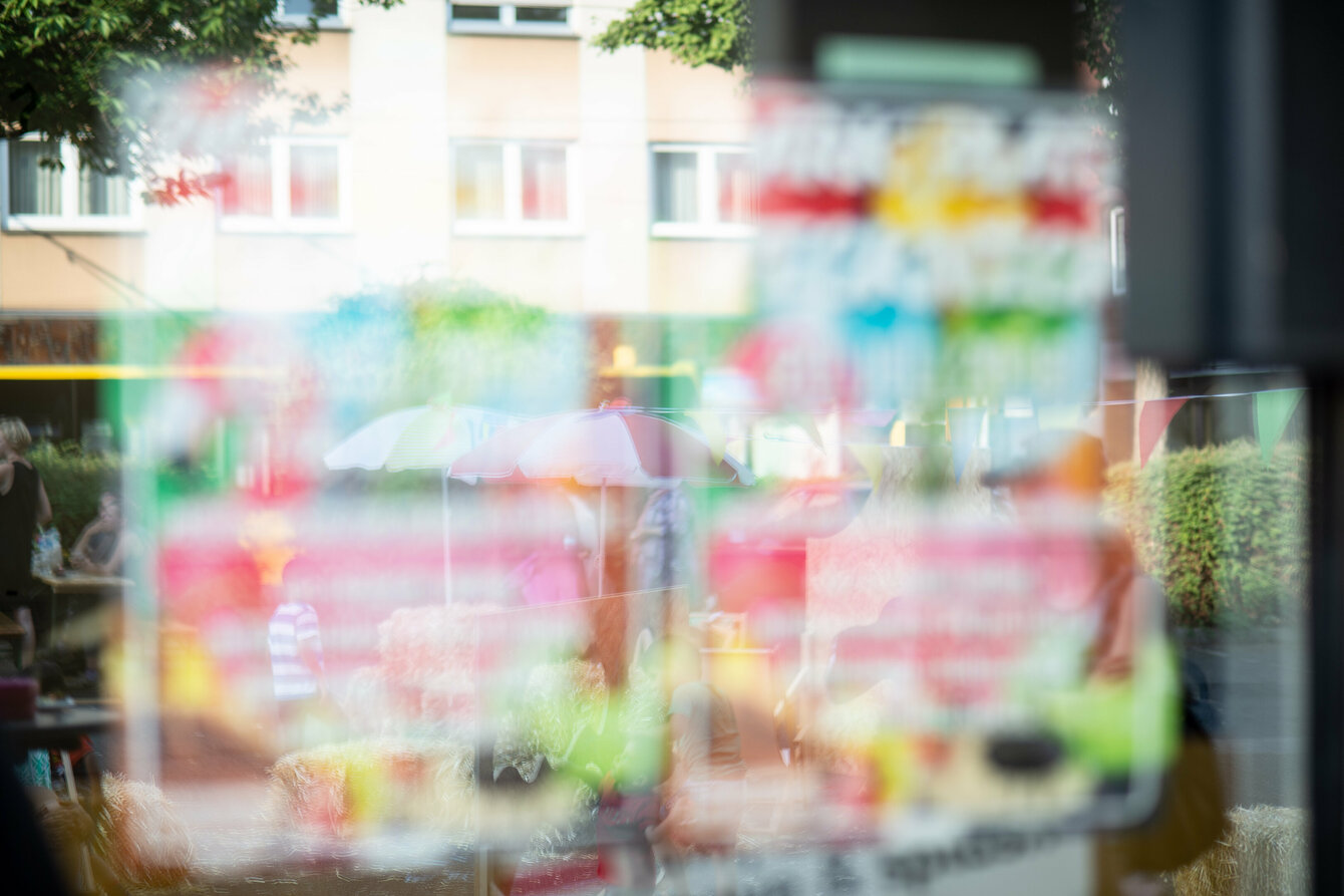 Ein buntes Schaufenster