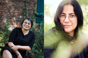 Porträt von Dr. des. Nesrin Tanç (links) und Lütfiye Güzel (rechts)