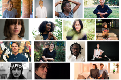 Collage aus Porträts der PACT Guest Fellows 2020!